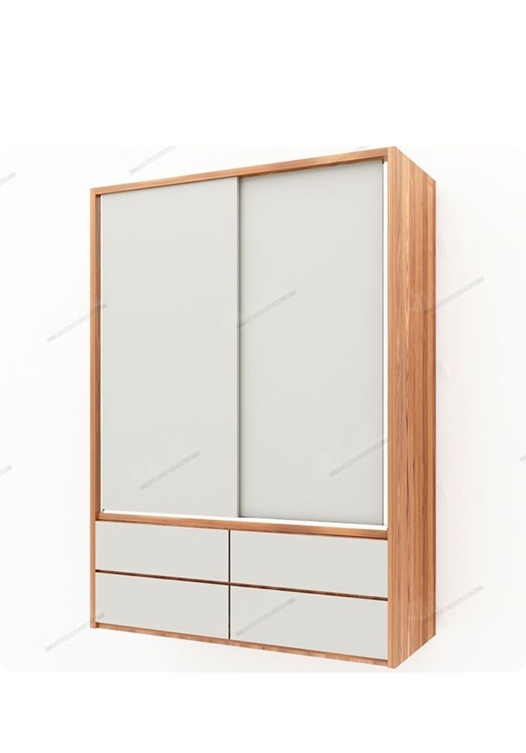 کمد لباس درب ریلی کد tsh10104